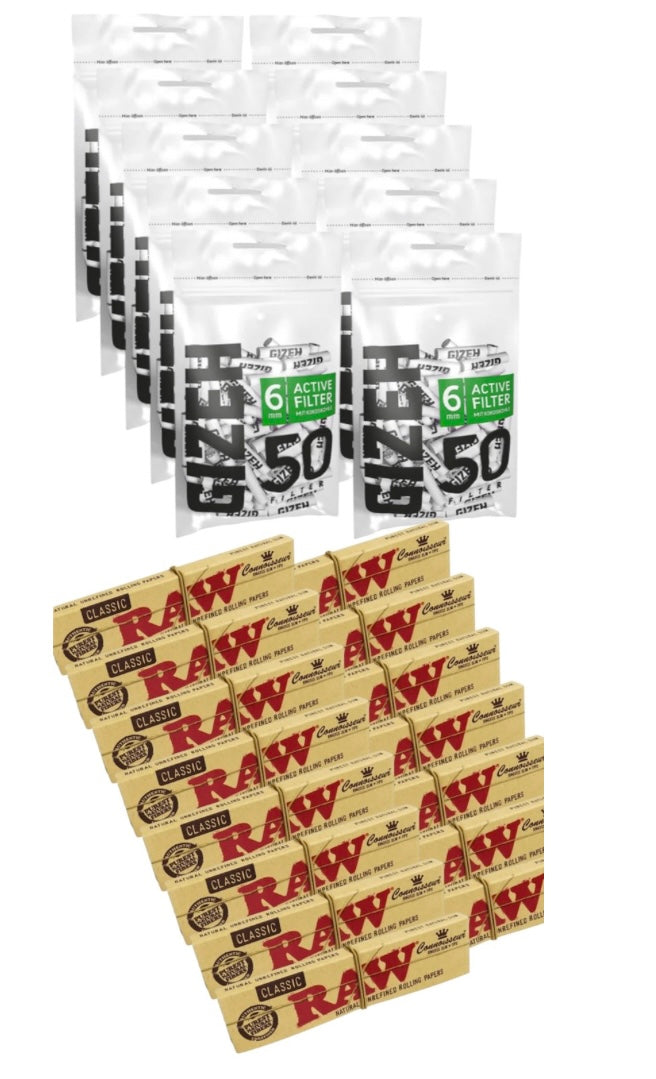 Fulltime Smoker Bundle – RAW & 6 mm Filter Vorratspaket