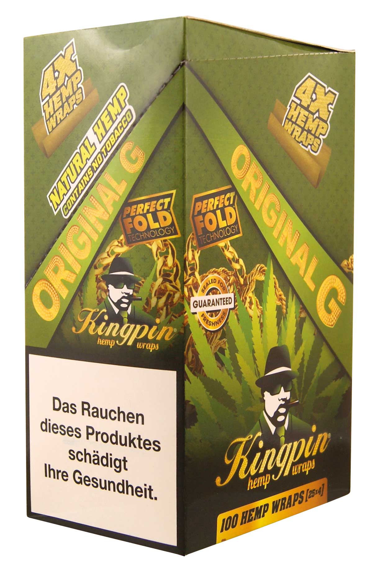 KINGPIN Hemp Wrap – Original (25er Box)
