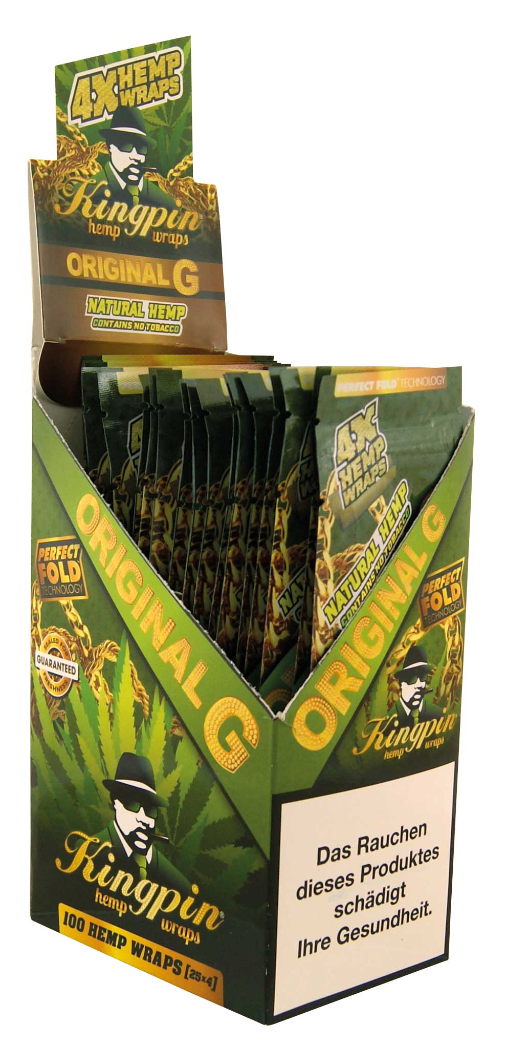 KINGPIN Hemp Wrap – Original (25er Box)